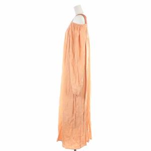 CLANE 21SS 2WAY LAYERED GATHER ONE PIECE ロングワンピース オープンショルダー フェイクレイヤード