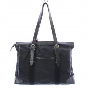 Orobianco トートバッグ ハンドバッグ フェイクレザー 黒 ブラック