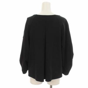 ADORE 19SS ライトジャージーカットソー ニット ボリュームスリーブ ブラック 531-9160419