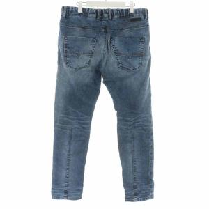 DIESEL ジョグジーンズ KROOLEY デニムパンツ ジーンズ イージーパンツ ロング USED加工 34 L 青 ブルー
