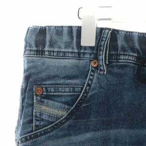 DIESEL ジョグジーンズ KROOLEY デニムパンツ ジーンズ イージーパンツ ロング USED加工 34 L 青 ブルー