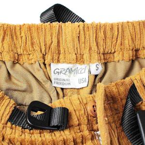 GRAMiCCi クライミングパンツ コーデュロイ ジップフライ ベルト S ブラウン