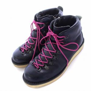 Danner SOPHNET マウンテンライトブーツ レースアップ サイドジップ レザー 7 25cm 紺 ダークネイビー DS10022X