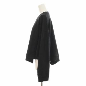 MM6 Maison Margiela 18AW スウェット トレーナー プルオーバー オーバーサイズ 長袖 S ブラック