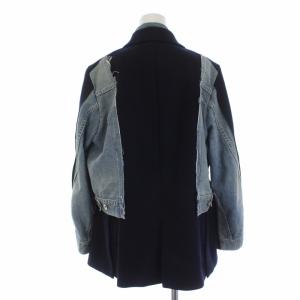 sacai 20-05149 デニムミックスジャケット 1 紺