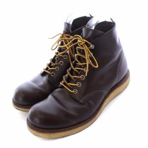 RED WING Classic Work 6 Round-toe クラッシクワークブーツ ショートブーツ レースアップ レザー 羽根タグ US8D