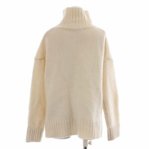 ANAYI 21AW ニット セーター 長袖 タートルネック ウール カシミヤ混 38 ホワイト