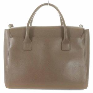 FURLA メトロポリス サッチェル METROPOLIS SATCHEL ハンドバッグ ショルダーバッグ 2way レザー 茶 ブラウン