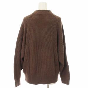 GALERIE VIE ニット セーター ハイネック プルオーバー カシミヤ100％ 長袖 S 茶 ブラウン