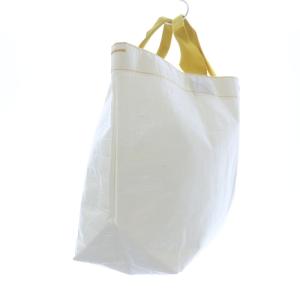 Hervé Chapelier マルシェバッグ トートバッグ ブラン ジョーヌ ナイロン キャンバス 白 ホワイト 黄色 イエロー 2012PP