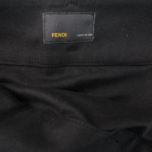 台形スカート ロゴベルト付き ひざ丈 42 M 黒 ブラック（2023/01/12  