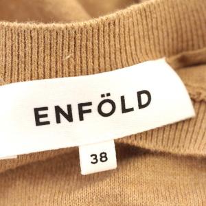 ENFOLD 22SS NouvelleFine ニット アシンメレイヤードニットPULLOVER 38 M