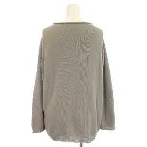 MARGARET HOWELL 21AW コットン ニット 長袖 F グレー