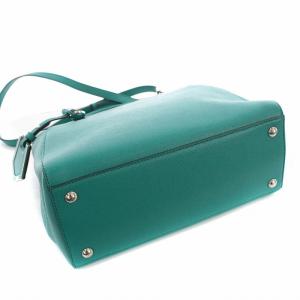 FENDI 8BH253 D7E プチ トゥージュール ハンドバック 2way ブルーグリーン