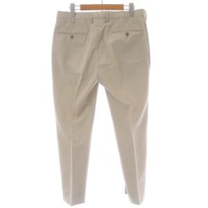 INCOTEX SLIM FIT テーパードパンツ センタープレス 48 M ベージュ