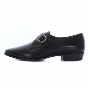 CELINE JACNO モンクストラップシューズ ドレスシューズ レザー 38 黒