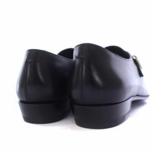 CELINE JACNO モンクストラップシューズ ドレスシューズ レザー 38 黒
