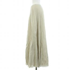Theory 22SS FRENCH LINEN PLEAT SKT スカート ロング プリーツ リネン P ベージュ
