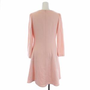 M'S GRACY ワンピース ひざ丈 長袖 フレア ウール 36 S ピンク