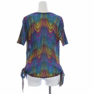 ISSEY MIYAKE FETE プリーツカットソー 総柄 2 マルチカラー