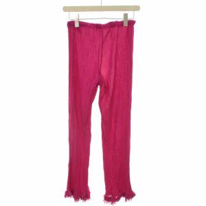 me ISSEY MIYAKE パンツ スラックス プリーツ イージー ピンク