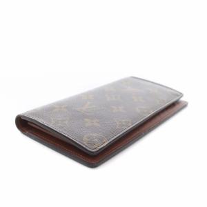 LOUIS VUITTON モノグラム ポルトフォイユ・ブラザNM2 長財布 二つ折り 小銭入れ PVCレザー 茶 M66540