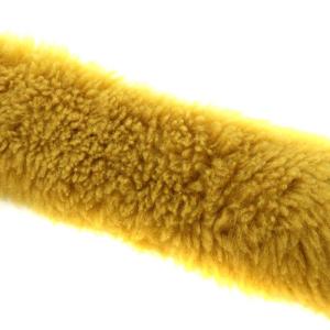 YVES SALOMON ACCESSOIRES マフラー ストール ファー マスタード