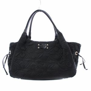 トートバッグ ハンドバッグ キルティング ナイロン 黒 ブラック