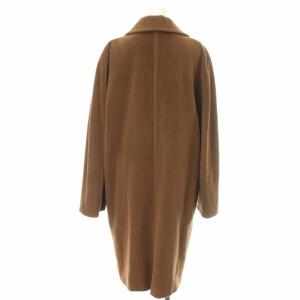 Max Mara 白タグ チェスターコート ダブル ミドル 40 M 茶 ブラウン