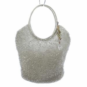 ワイヤーバッグ ハンドバッグ トートバッグ チャーム シルバー