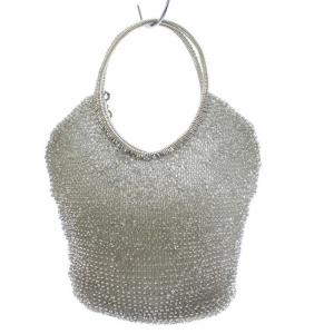 ANTEPRIMA ワイヤーバッグ ハンドバッグ トートバッグ チャーム シルバー