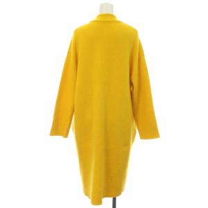 Grace Class 18AW カシミヤダブルフェイスカーディガン ニット ロング 長袖 36 S 黄 イエロー 28353166