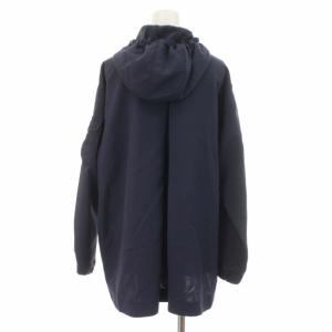 Grace Class 19SS トリアセロングテールブルゾン ジャケット フード ジップアップ オーバーサイズ 36 S 紺 ネイビー 29101240