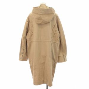 GRACE CONTINENTAL 20AW レースモッズコート ミリタリーコート フード 38 M ベージュ 0120469010