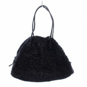 ワイヤーバッグ ハンドバッグ ボストンバッグ 黒 ブラック