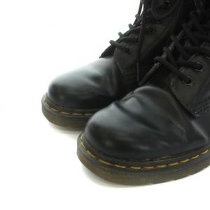 Dr.Martens 1490 エンジニアブーツ ショートブーツ 10ホール レースアップ レザー UK4 23.0cm 黒 ブラック