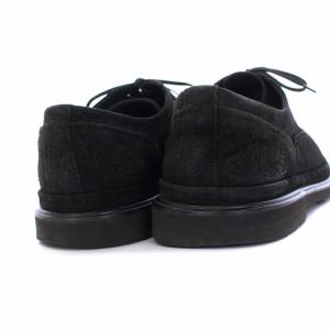 DOLCE&GABBANA スエード USED加工 ドレスシューズ ビジネスシューズ レザー 8.5 27.5cm 黒 ブラック