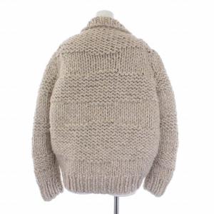Martin Margiela 1 14AW ローゲージ アルパカ混 ニットカーディガン 長袖 厚手 XS ベージュ S31GP0036