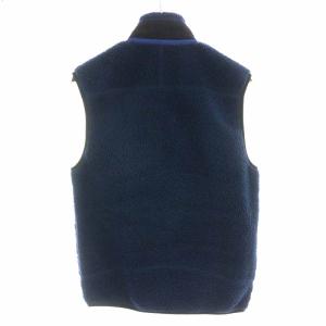 Patagonia レトロ X RETRO-X ベスト ジャケット ハイネック スタンドカラー ジップアップ ボア S 紺 ネイビー