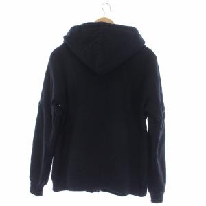 UNDERCOVERISM FOR REBELS 07SS Purple期 ジップアップ パーカー スウェット 長袖 裏地パイル地 2 M 黒 ブラック