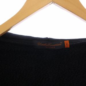 UNDERCOVERISM FOR REBELS 07SS Purple期 ジップアップ パーカー スウェット 長袖 裏地パイル地 2 M 黒 ブラック