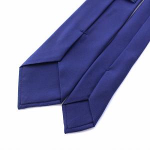 HERMES ホースシュー 刺繍 ネクタイ Hロゴ シルク100％ ネイビー