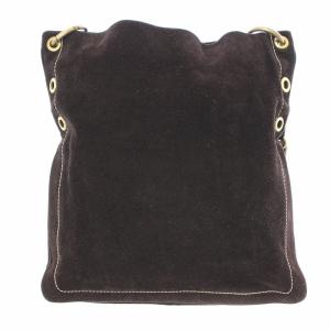 BALLY ショルダーバッグ スエード 茶色 ブラウン