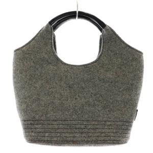 kate spade new york walker park small tate ハンドバッグ トートバッグ ミニ リボン フェルト ウール グレー 黒 ブラック