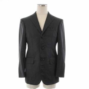 International Gallery BEAMS スーツ セットアップ テーラードジャケット パンツ シングル ウール 44 ブラック