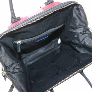 BLUE LABEL CRESTBRIDGE リュックサック デイパック ナイロン チェック 赤 レッド