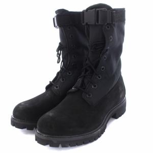 Timberland A1UBP 6INCH PREMIUM GAITER BOOTS ロングブーツ Wワイズ ベルト ナイロン スエード US7.5W