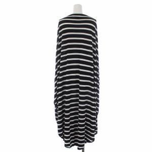 MM6 Maison Margiela 19SS ボートネック ボーダーワンピース ニット サークル ドルマンスリーブ XS 黒 白 ブラック ホワイト S52CT0400