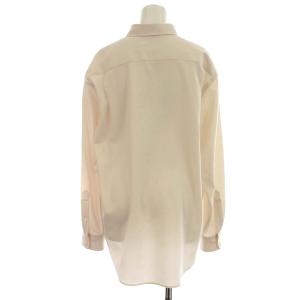 AURALEE 22AW ウール シャツ A22AS02OS SUPER LIGHT WOOL SHIRTS 長袖 0 S アイボリー