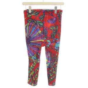 PLEATS PLEASE ISSEY MIYAKE イッセイミヤケ イージーパンツ プリーツ 5 レッド